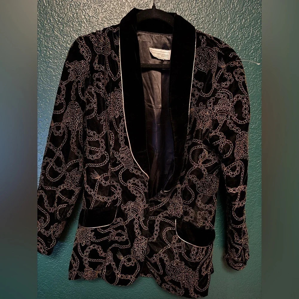Vintage Scott McClintock Velvet Jacket